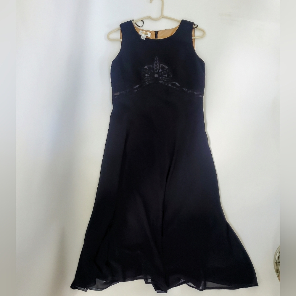 Talbots black cocktail dress size 8